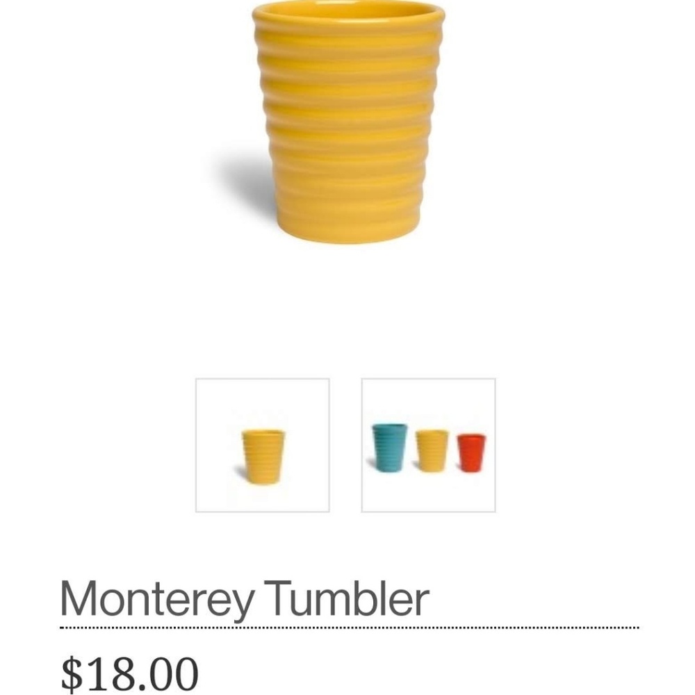 Bauer Pottery ceramic drinking set - Picture 5 of 7